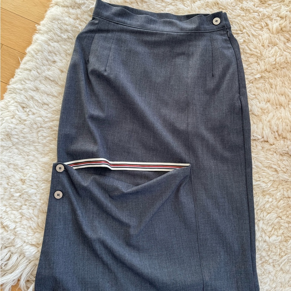 Korean Elegant Gray Skirt